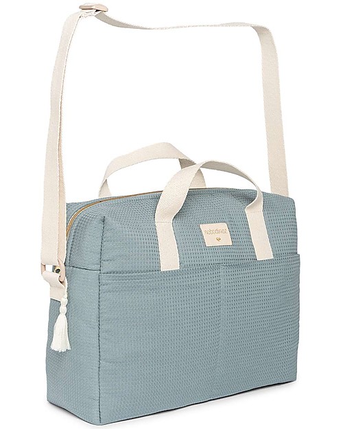 Nobodinoz Borsa per Passeggino Impermeabile Nido d'Ape Gala - Stone Blue Borse Cambio