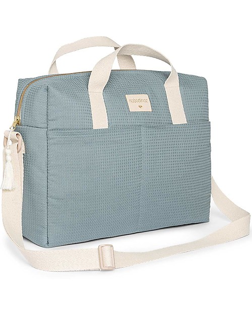 Nobodinoz Borsa per Passeggino Impermeabile Nido d'Ape Gala - Stone Blue Borse Cambio