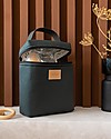 Nobodinoz Borsa Termica Impermeabile per Snack e Biberon Baby on the Go - Carbon Blu - Cotone Bio Contenitori Termici