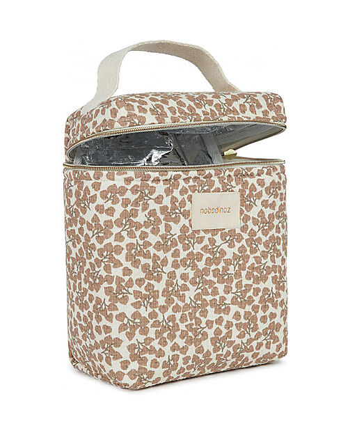 Nobodinoz Borsa Termica Impermeabile per Snack e Biberon Baby on the Go - Sweet Yumiko - Cotone Bio Contenitori Termici