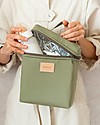 Nobodinoz Borsa Termica Impermeabile per Snack e Biberon Baby on the Go - Verde Oliva - Cotone Bio Contenitori Termici