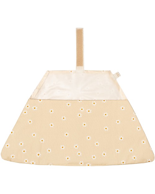 Nobodinoz Bustina Portapanini Riutilizzabile Sunshine 45x28 cm - Margherita - Cotone bio Porta Merenda