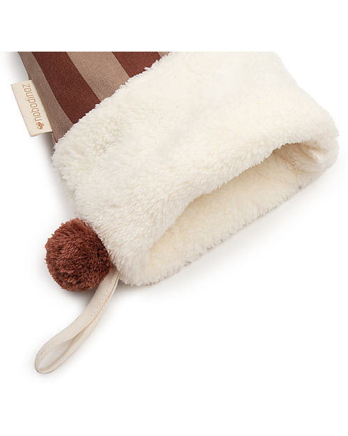 Nobodinoz Calza Natalizia Majestic - Multicolor - 30x46cm - Cotone Bio Decorazioni Natalizie