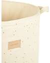 Nobodinoz Cestino Portaoggetti - Natural Honey Dots - 41x37x37 cm Contenitori Portaoggetti