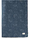 Nobodinoz Coperta Invernale Stories - Gold Bubble/Night Blue - 100x140 - Cotone Bio Swaddle di Mussola