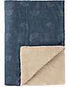 Nobodinoz Coperta Invernale Stories - Gold Bubble/Night Blue - 100x140 - Cotone Bio Swaddle di Mussola