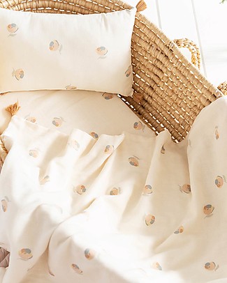 Nobodinoz Copertina Estiva treasure 70x100 cm - Blossom - Cotone Bio Swaddle di Mussola