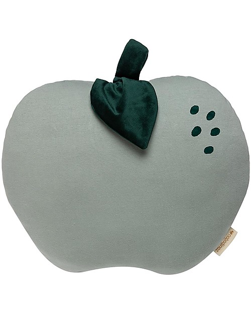 Nobodinoz Cuscino a Forma di Mela - 28x32 cm - Eco-friendly Cuscini Arredo