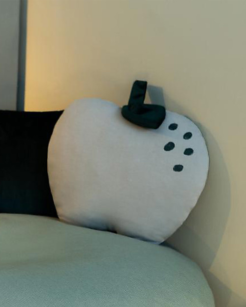 Nobodinoz Cuscino a Forma di Mela - 28x32 cm - Eco-friendly Cuscini Arredo