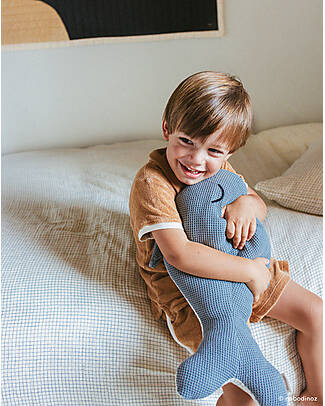 Cuscino decorativo bambino neonato in cotone a righe beige