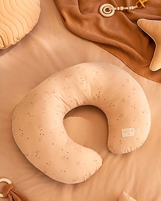 Nobodinoz Cuscino da Allattamento Sunrise - Willow Dune - 50x60 cm - Cotone Bio Cotone Bio
