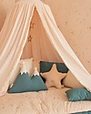 Nobodinoz Cuscino Montagne Innevate - Verde Magic - Cotone bio Cuscini Arredo