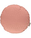 Nobodinoz Cuscino Rotondo Trapuntato Sitges, Rosa - 45 cm - Cotone bio Cuscini Arredo