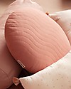 Nobodinoz Cuscino Rotondo Trapuntato Sitges, Rosa - 45 cm - Cotone bio Cuscini Arredo