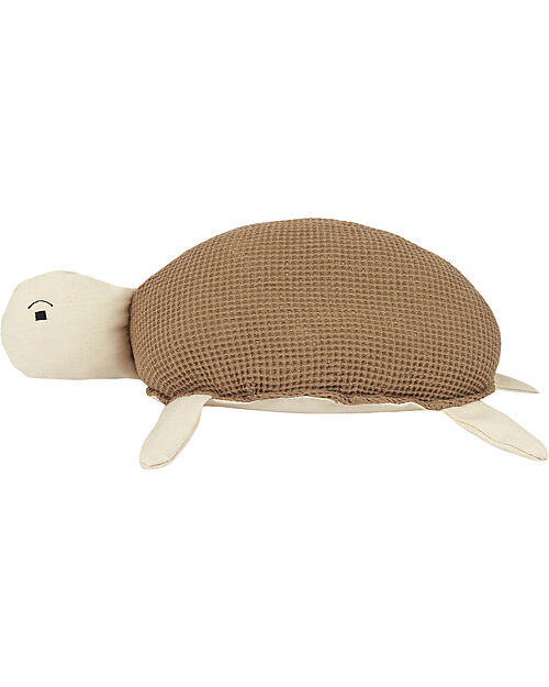 Nobodinoz Cuscino Tartaruga Wabi-Sabi - 30x20x10 cm - 100% Cotone Bio Cuscini Arredo