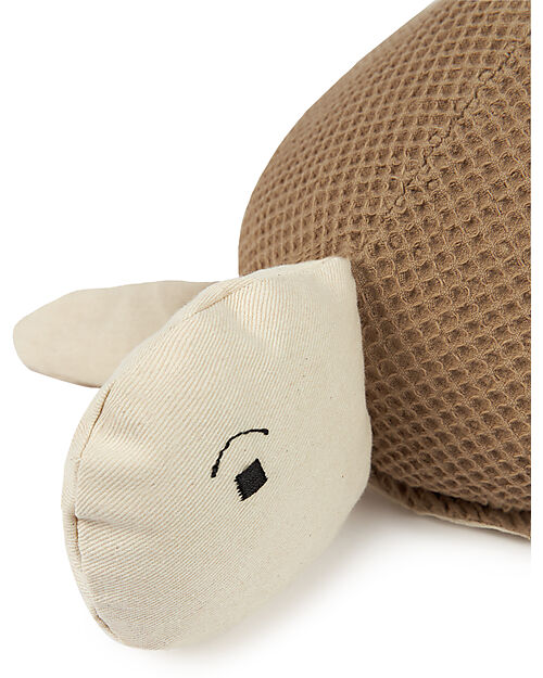 Nobodinoz Cuscino Tartaruga Wabi-Sabi - 30x20x10 cm - 100% Cotone Bio Cuscini Arredo