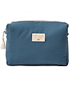 Nobodinoz Diva Waterproof Beauty Case, Blu Notte - 16x25x10 cm - Cotone Bio Trousse e Pochette