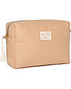 Nobodinoz Diva Waterproof Beauty Case - Nude - 16x25x10 cm - Cotone Bio Trousse e Pochette