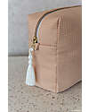 Nobodinoz Diva Waterproof Beauty Case - Nude - 16x25x10 cm - Cotone Bio Trousse e Pochette