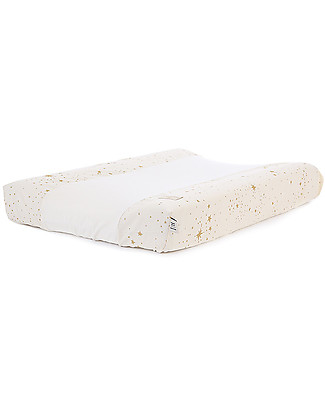 Nobodinoz Fasciatoio e Coprifasciatoio Calma, Gold Stella/Naturale - 70x50x10 cm - Cotone Bio Fasciatoi_