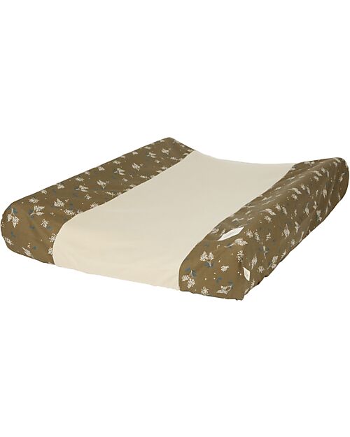 Nobodinoz Fasciatoio e Coprifasciatoio Zen - Brown Lilac - 50x70x10 cm - Cotone bio Fasciatoi