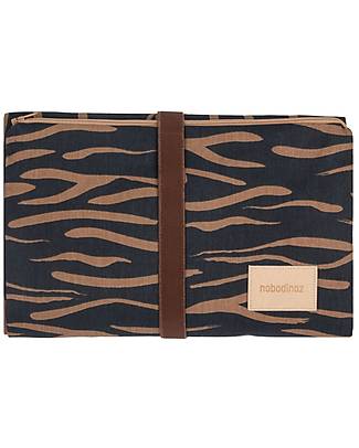 Nobodinoz Fasciatoio Waterproof Hyde Park - Blue Waves - 50x70 cm - Cotone bio Fasciatoi da Viaggio