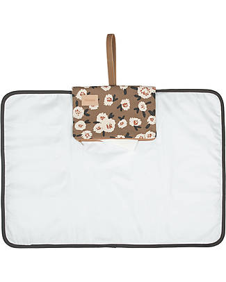 Nobodinoz Fasciatoio Waterproof Hyde Park - Camellia - 50x70 cm - Cotone bio Fasciatoi da Viaggio