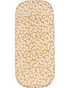 Nobodinoz Lenzuolo Wabi-Sabi per Culla/Carrozzina - Golden Brown Sakura - 80 x 40 cm - 100% Cotone Bio Biancheria Culla