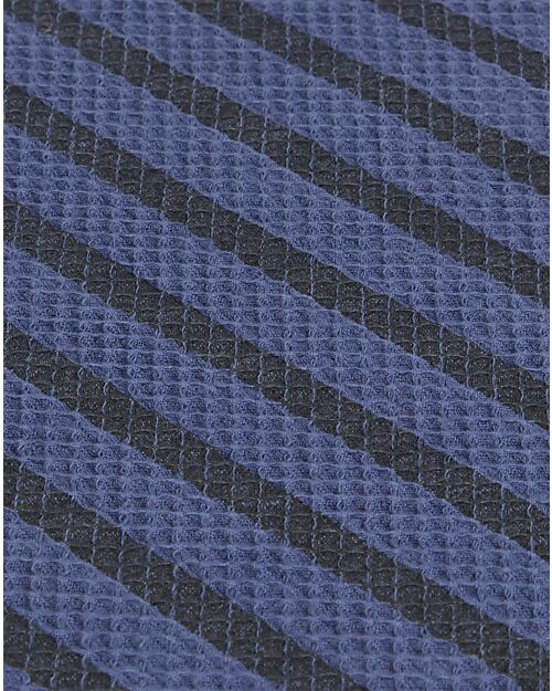 Nobodinoz Materasso Landscape Waffle Floor - Righe Vetiver- 120 x 60 x 4 cm - Cotone Bio Tappeti Gioco Imbottiti