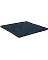 Nobodinoz Materasso Pieghevole  Bebop - Gold Stella/Night Blue - 100x100x4 cm - Cotone Bio Tappeti Gioco Imbottiti