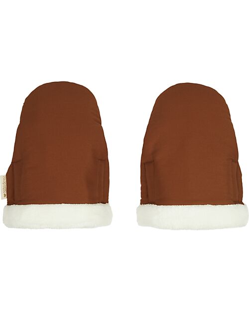 Nobodinoz Muffole da Passeggino Hyde Park - Brick Brown - Impermeabili e Calde Accessori Vari