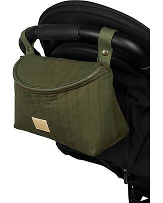 Nobodinoz Organizer per Passeggino Waterproof Hyde Park - London Green - 32x20x14 Borse e Organizer