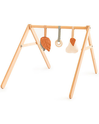 Nobodinoz Palestrina di Attività Growing Green - Legno di Faggio + Set di Giochi - Foresta Palestrine
