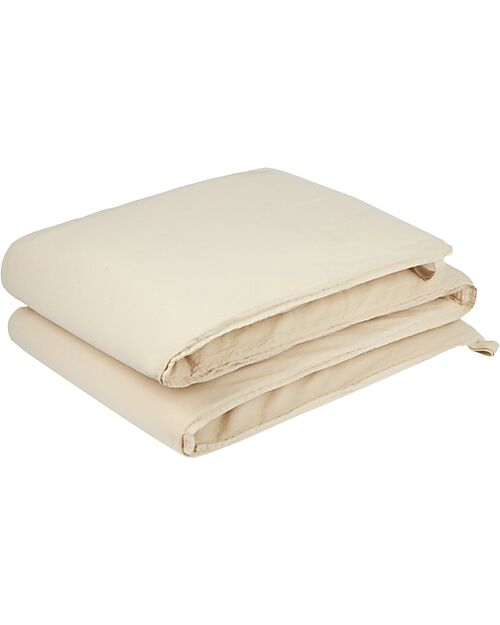 Nobodinoz Paracolpi per Lettino con Zip - Ginger - Cotone Bio - 210x38 cm Paracolpi