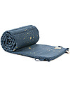 Nobodinoz Paracolpi per Lettino, Gold Stella/Blu - Cotone bio Paracolpi