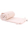 Nobodinoz Paracolpi per Lettino, Gold Stella/Rosa - Cotone bio Paracolpi