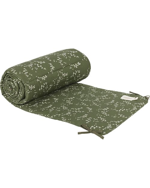 Nobodinoz Paracolpi per Lettino - Green Jasmine - Cotone Bio Paracolpi