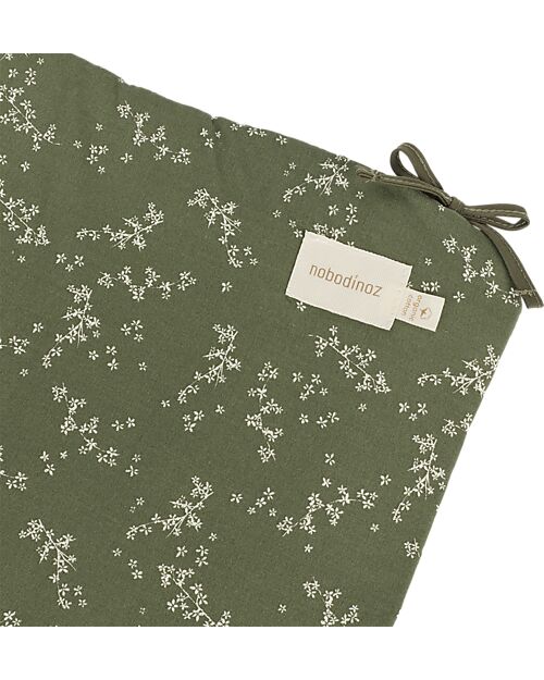 Nobodinoz Paracolpi per Lettino - Green Jasmine - Cotone Bio Paracolpi