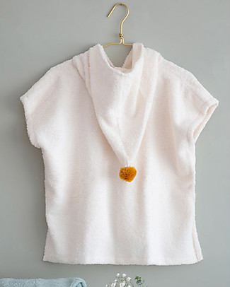 Nobodinoz Poncho da Bagno So Cute, Natural - Cotone bio Accappatoi e Asciugamani