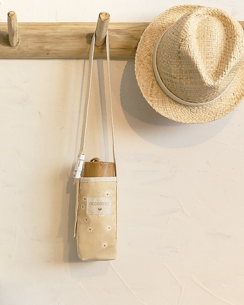 Nobodinoz Portaborraccia Sunshine - Margherite - Cotone bio Borracce Termiche