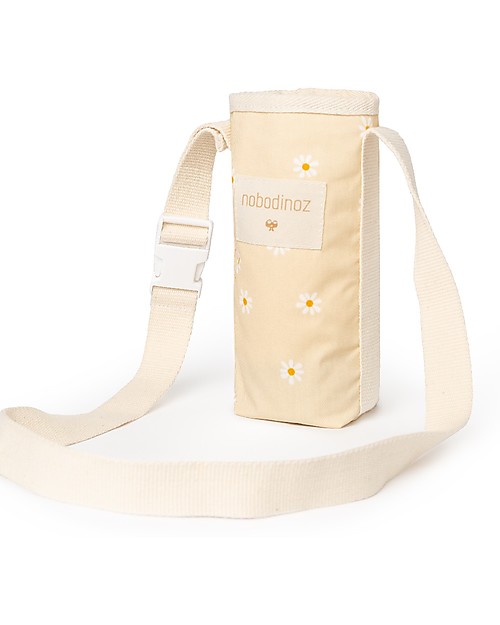 Nobodinoz Portaborraccia Sunshine - Margherite - Cotone bio Borracce Termiche