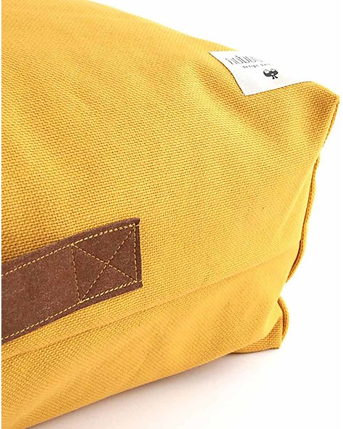 Nobodinoz Pouf Oasis, Giallo - Cotone bio Pouf