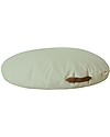 Nobodinoz Pouf rotondo Sahara, Verde - Cotone bio Pouf