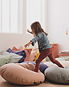 Nobodinoz Pouf rotondo Sahara, Verde - Cotone bio Pouf