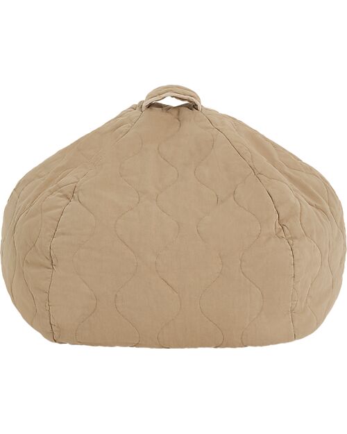 Nobodinoz Pouf Trapuntato Landscape - Sesame - Diametro 65 x 35 cm Pouf