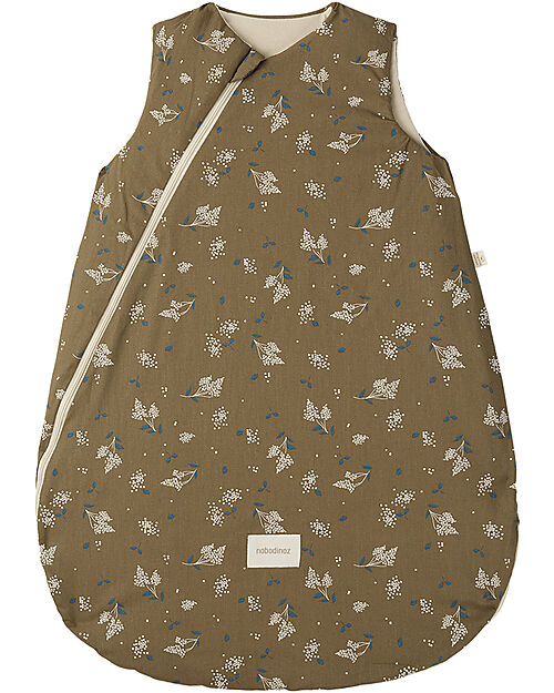 Nobodinoz Sacco Nanna Cocoon 6-18 Mesi - TOG 2 - Brown Lilac - Cotone Bio Oeko-Tex Sacchi Nanna