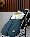 Nobodinoz Sacco Nanna Invernale per Passeggino Universale Baby on the Go - Ecopelliccia extra morbida OekoTex - Blu Sacchi Passeggino