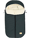 Nobodinoz Sacco Nanna Invernale per Passeggino Universale Baby on the Go - Ecopelliccia extra morbida OekoTex - Blu Sacchi Passeggino