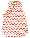 Nobodinoz Sacco Nanna Montreal 1,7 Tog, Zig Zag Rosa (3-6 mesi) - Cotone bio Sacchi Nanna