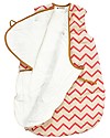 Nobodinoz Sacco Nanna Montreal 1,7 Tog, Zig Zag Rosa (3-6 mesi) - Cotone bio Sacchi Nanna
